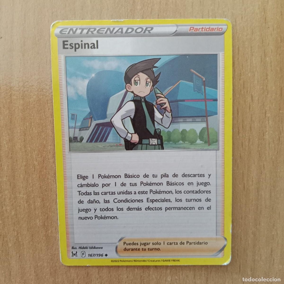 Trading cards: ESPINAL N&ordm; 167/196 - CARTA POK&Eacute;MON - ESPADA Y ESCUDO (TCG) ORIGEN PERDIDO - ENTREN.2022