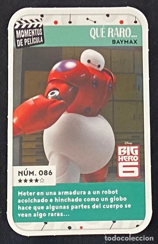 Trading cards: Trading card de 'Momentos de Pel&iacute;cula Disney'. N&ordm; 086: Big Hero 6. Promocional de Carrefour. 2019.