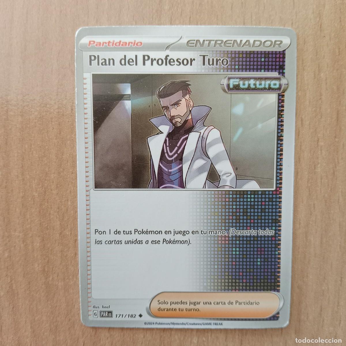 Trading cards: PLAN DEL PROFESOR TURO N&ordm; 171/182 - CARTA POK&Eacute;MON - ESCARLATA Y P&Uacute;RPURA (TCG) - BRECHA P. ENT.2024