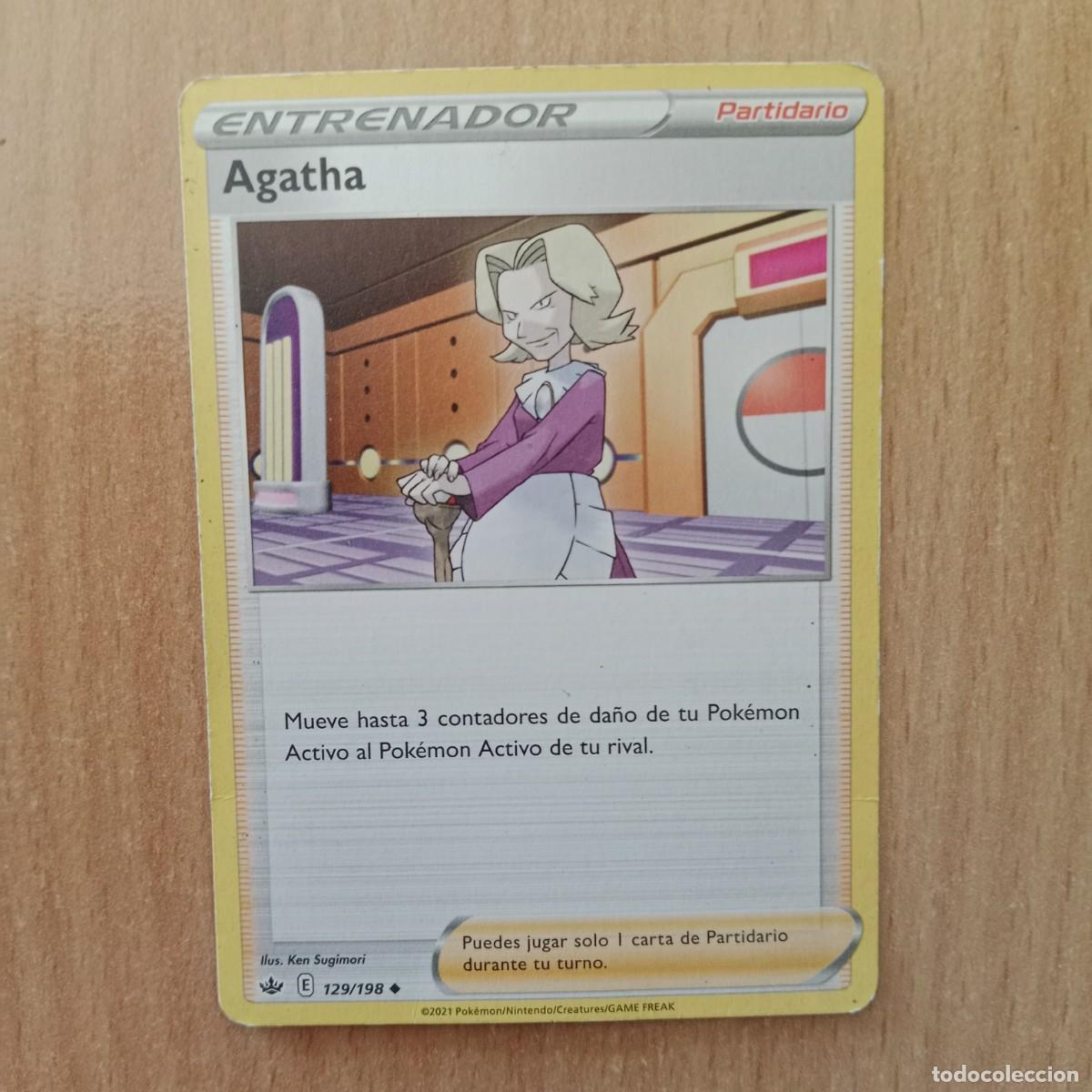 Trading cards: AGATHA N&ordm; 129/198 - CARTA POK&Eacute;MON - ESPADA Y ESCUDO (TCG) REINADO ESCALOFRIANTE - ENT. - 2021