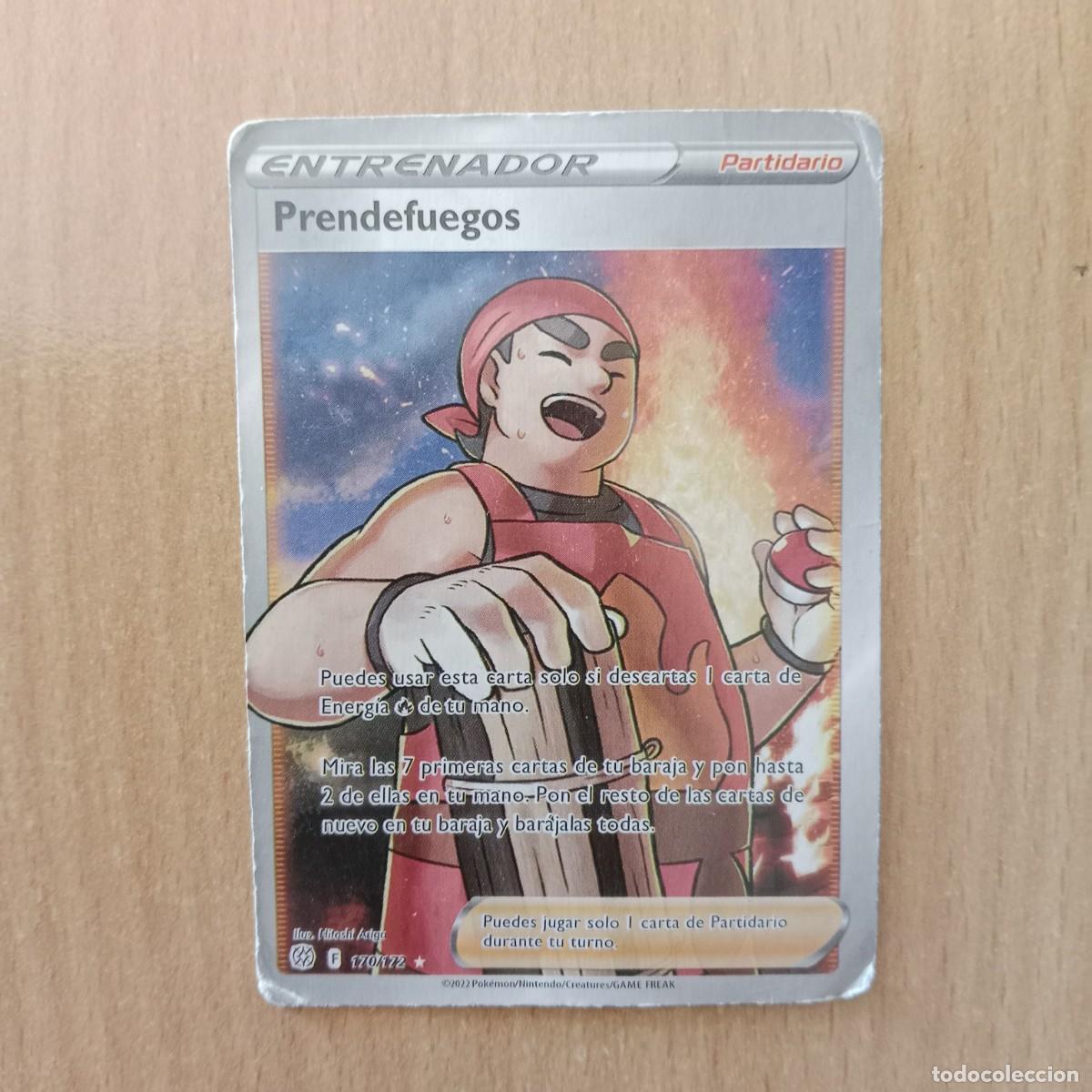Trading cards: PRENDEFUEGOS N&ordm; 170/172 - CARTA POK&Eacute;MON - ESPADA Y ESCUDO (TCG) ASTROS BRILLANTES - ENT.- 2022.