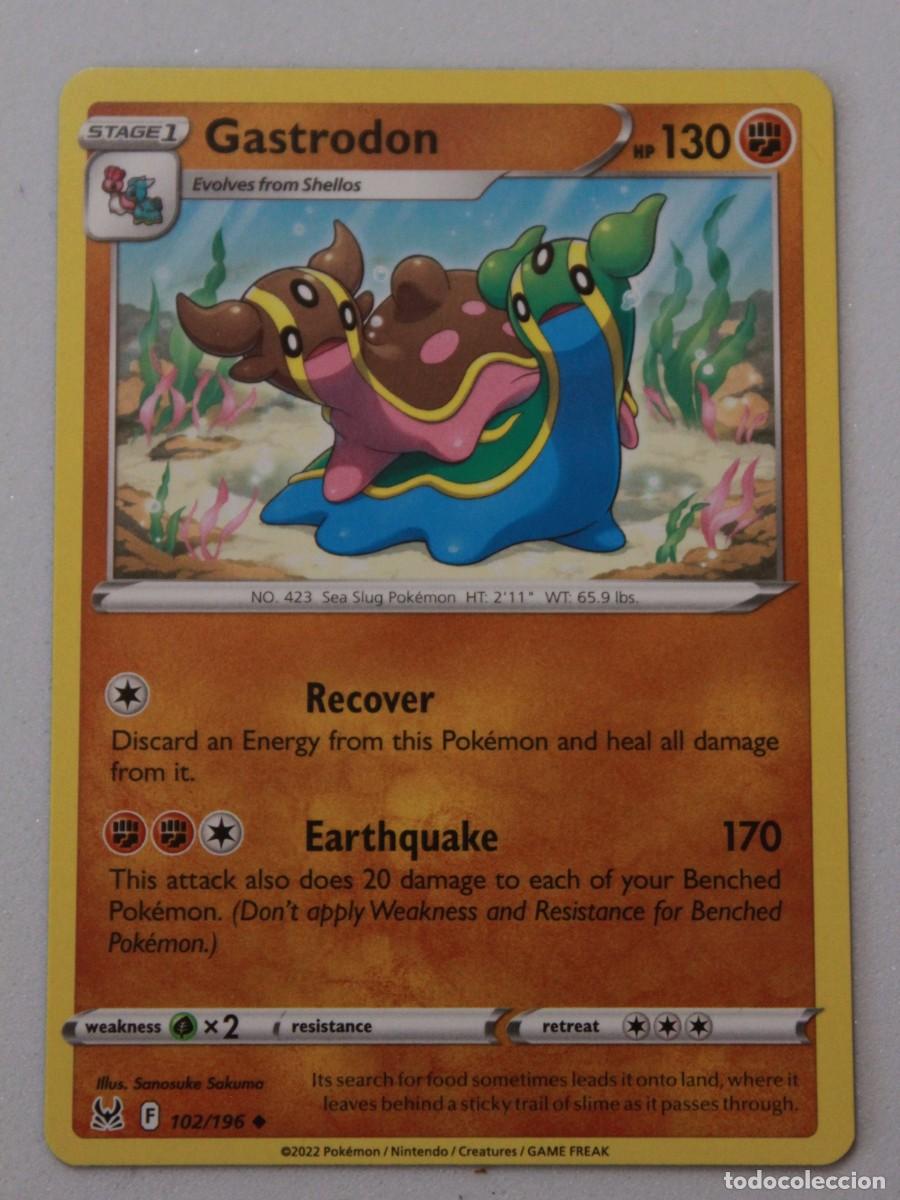 Trading cards: Carta Pok&eacute;mon Gastrodon 102/196 Lost Origin Ingles Original TCG