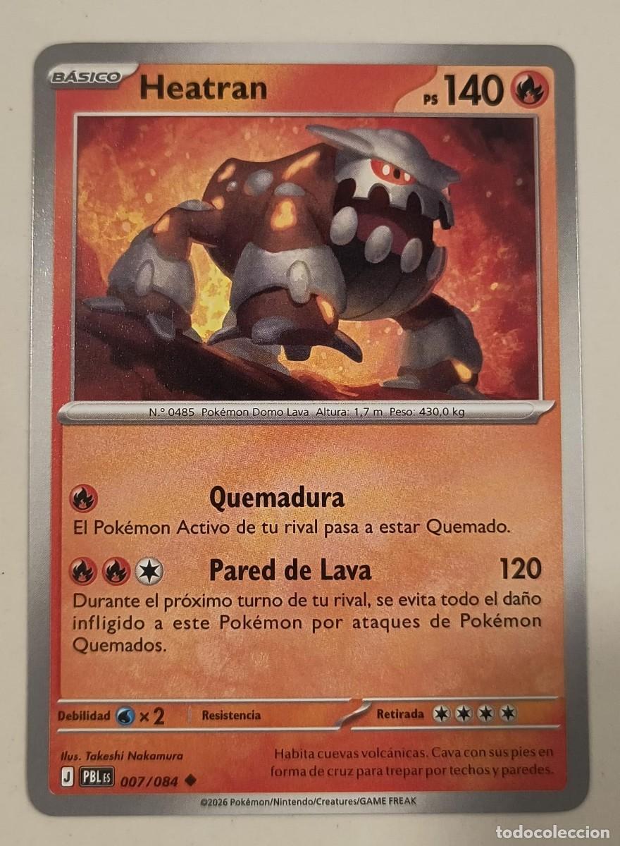 Trading cards: CARTA POKEMON HEATRAN 7/84 - ESPA&Ntilde;OL - COLECCION OSCURIDAD ABSOLUTA - TRADING CARDS