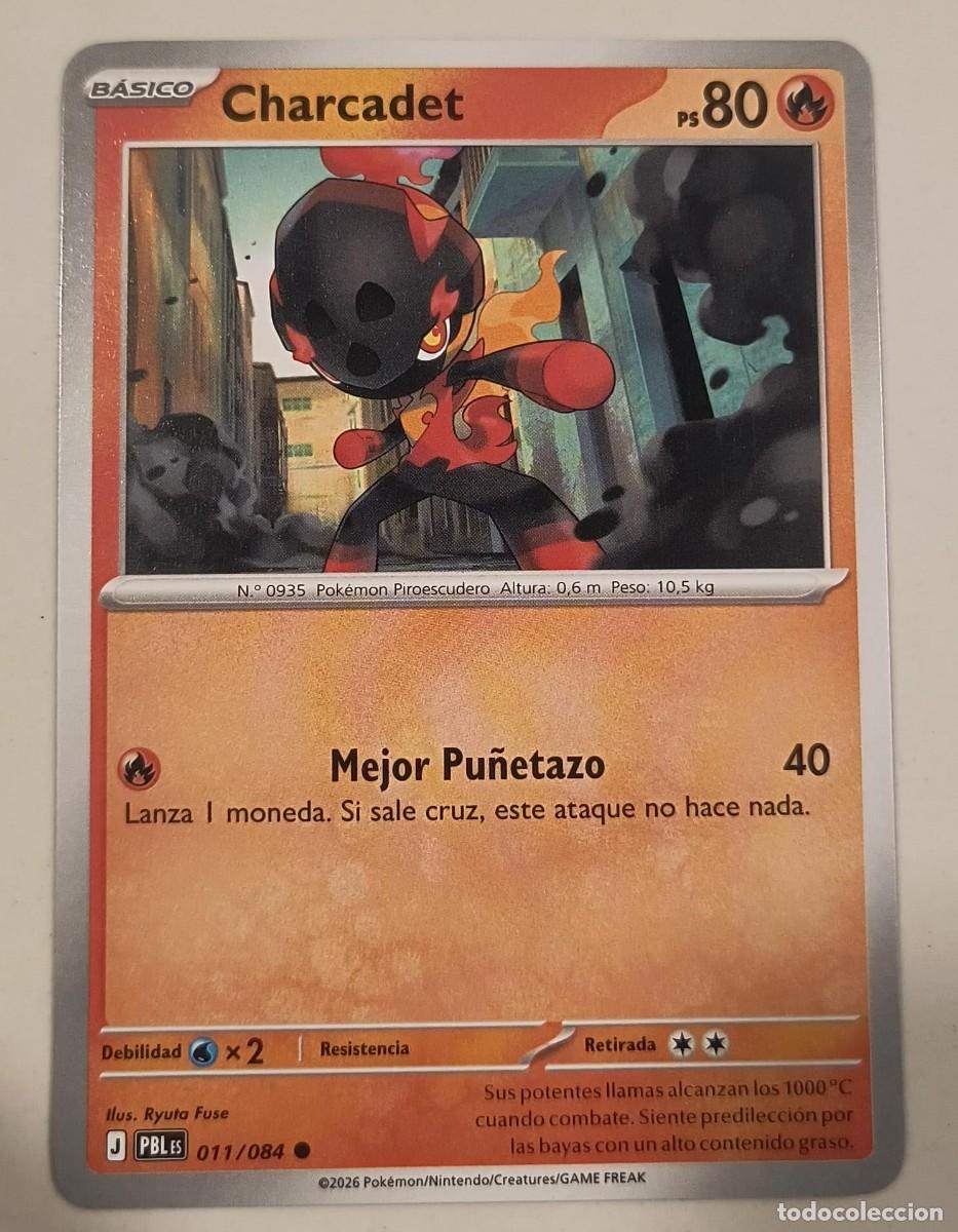 Trading cards: CARTA POKEMON CHARCADET 11/84 - ESPA&Ntilde;OL - COLECCION OSCURIDAD ABSOLUTA - TRADING CARDS