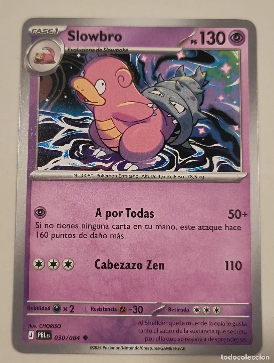 Trading Cards: CARTA POKEMON SLOWBRO 30/84 - ESPA&Ntilde;OL - COLECCION OSCURIDAD ABSOLUTA - TRADING CARDS