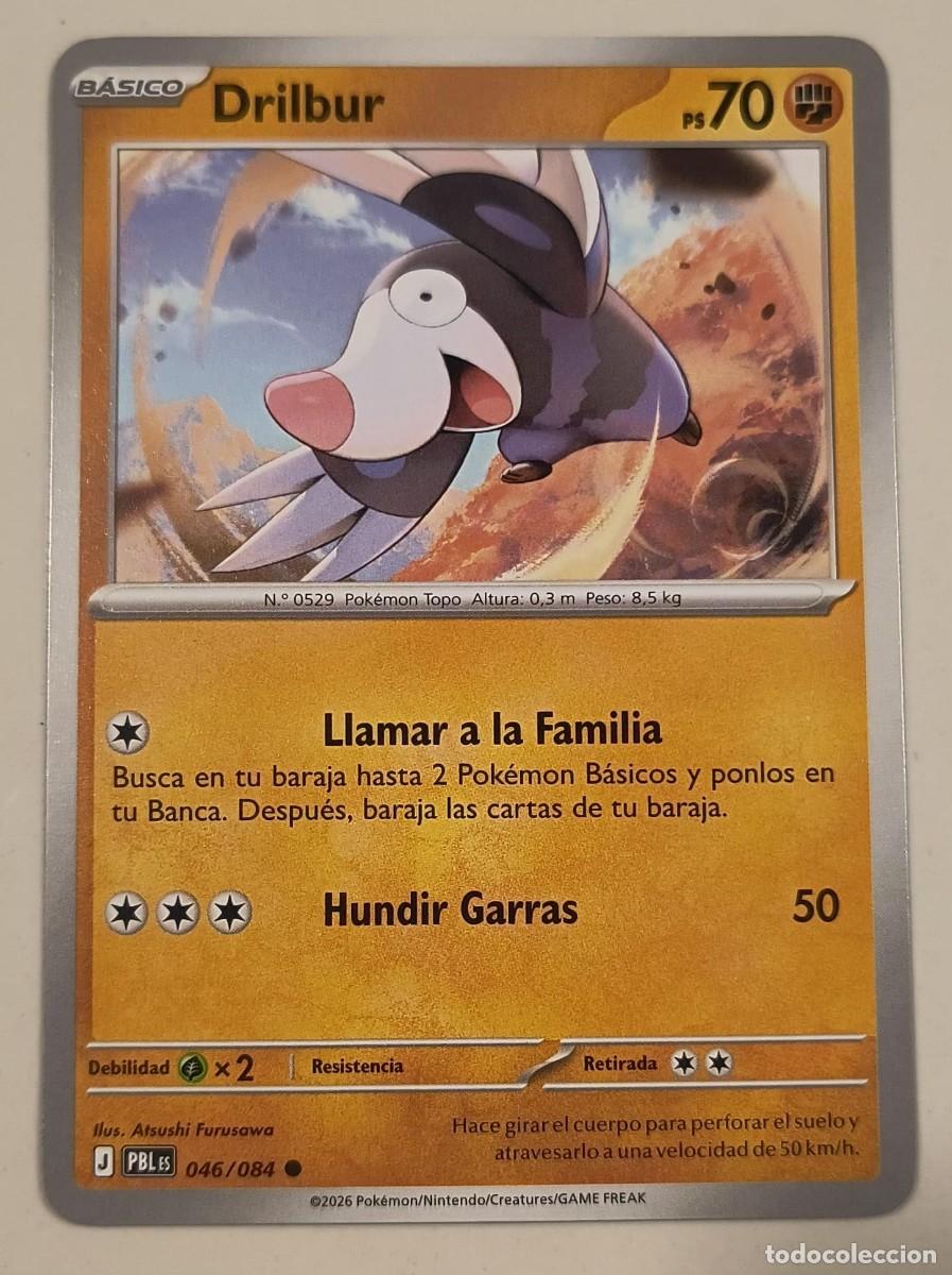 Trading cards: CARTA POKEMON DRILBUR 46/84 - ESPA&Ntilde;OL - COLECCION OSCURIDAD ABSOLUTA - TRADING CARDS