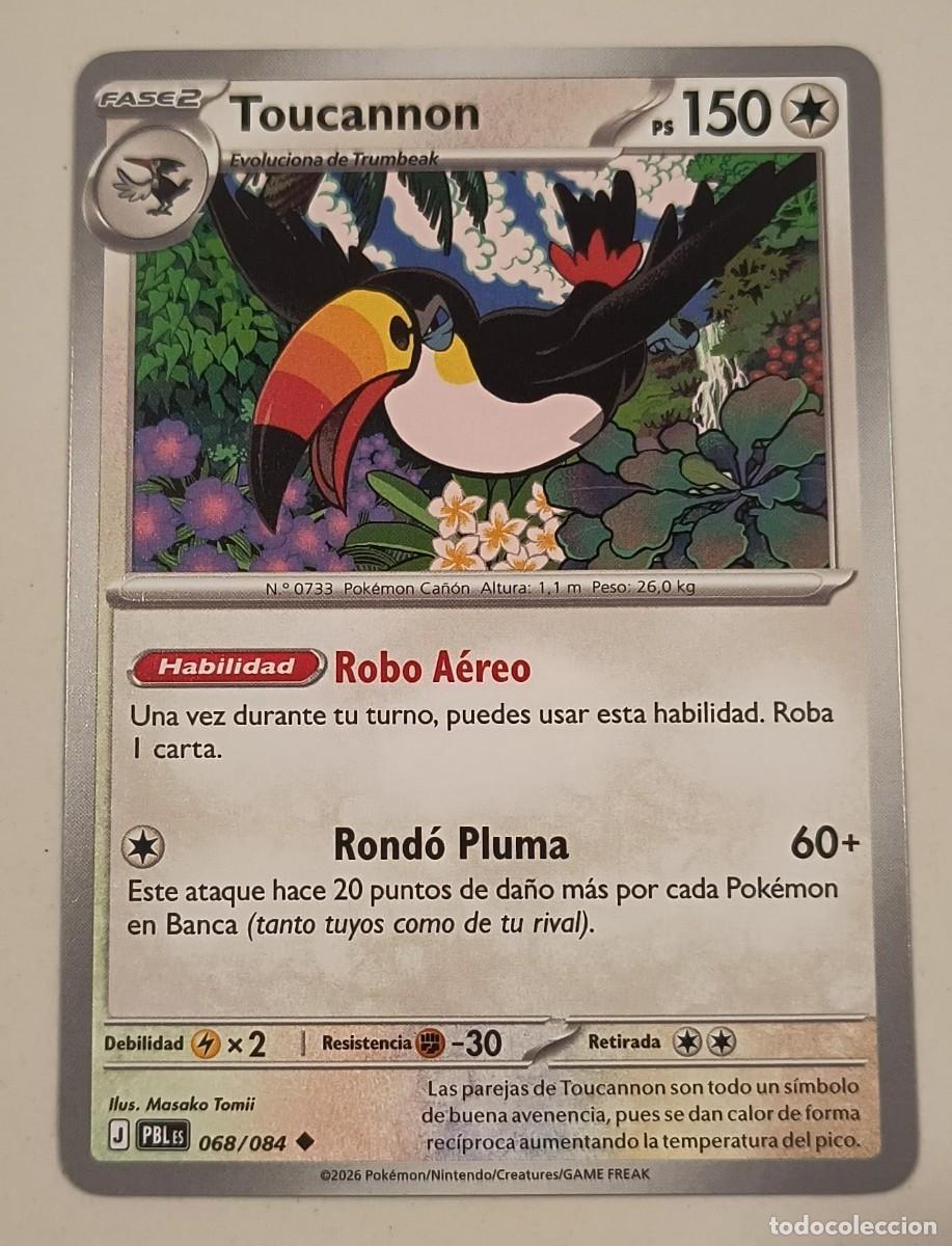 Trading cards: CARTA POKEMON TOUCANNON 68/84 - ESPA&Ntilde;OL - COLECCION OSCURIDAD ABSOLUTA - TRADING CARDS