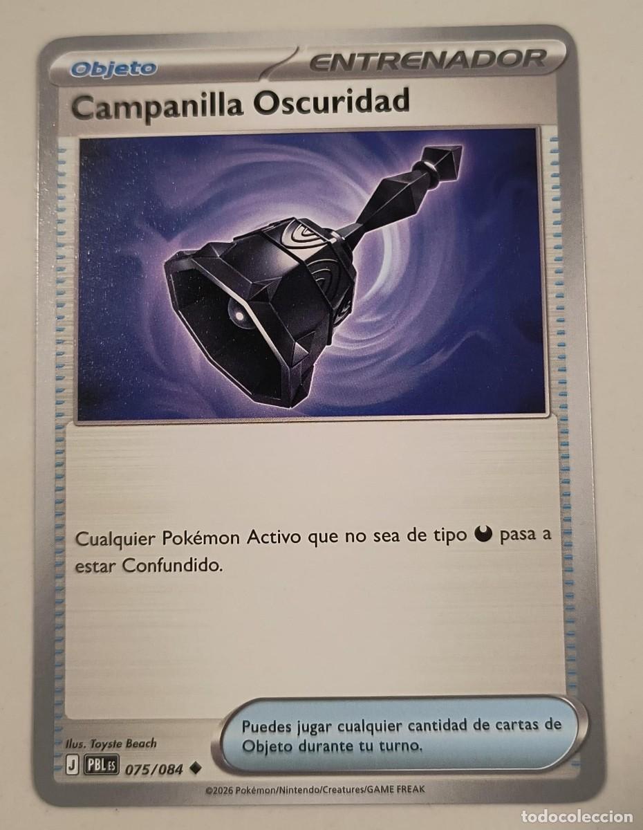 Trading cards: CARTA POKEMON CAMPANILLA OSCURIDAD 75/84 - ESPA&Ntilde;OL - COLECCION OSCURIDAD ABSOLUTA - TRADING CARDS