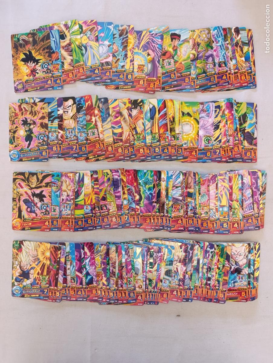 Cartes &agrave; &Eacute;changer: LOTE 188 CARTAS DRAGON BALL HEROES - SERIE HGD1 A HGD10 - SIN REPETIDAS - BANDAI JAPON CARDS (Q7Dw)