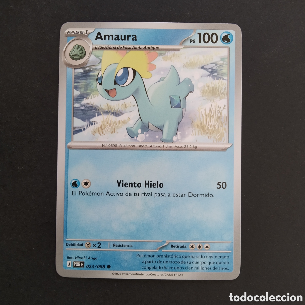 Trading cards: CARTA TCG - N&ordm; 023 - AMAURA - EQUILIBRIO PERFECTO - POK&Eacute;MON - EN ESPA&Ntilde;OL
