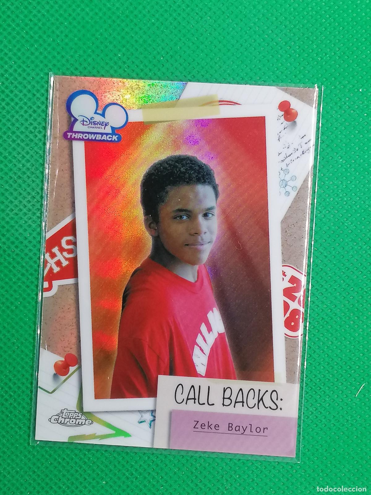Trading cards: HSM-9 ZEKE BAYLOR DISNEY CHANNEL ⚽ TOPPS CHROME DISNEY 2026 ⚽