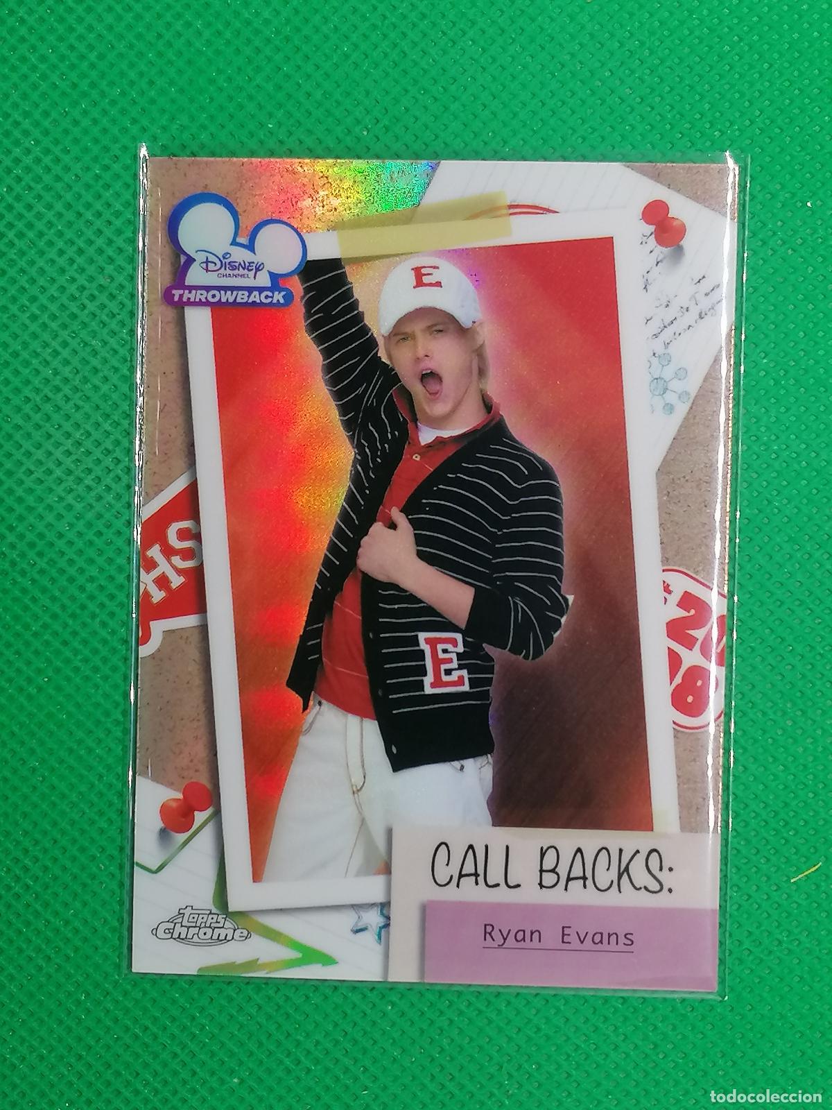 Trading cards: HSM-4 RYAN EVANS DISNEY CHANNEL ⚽ TOPPS CHROME DISNEY 2026 ⚽