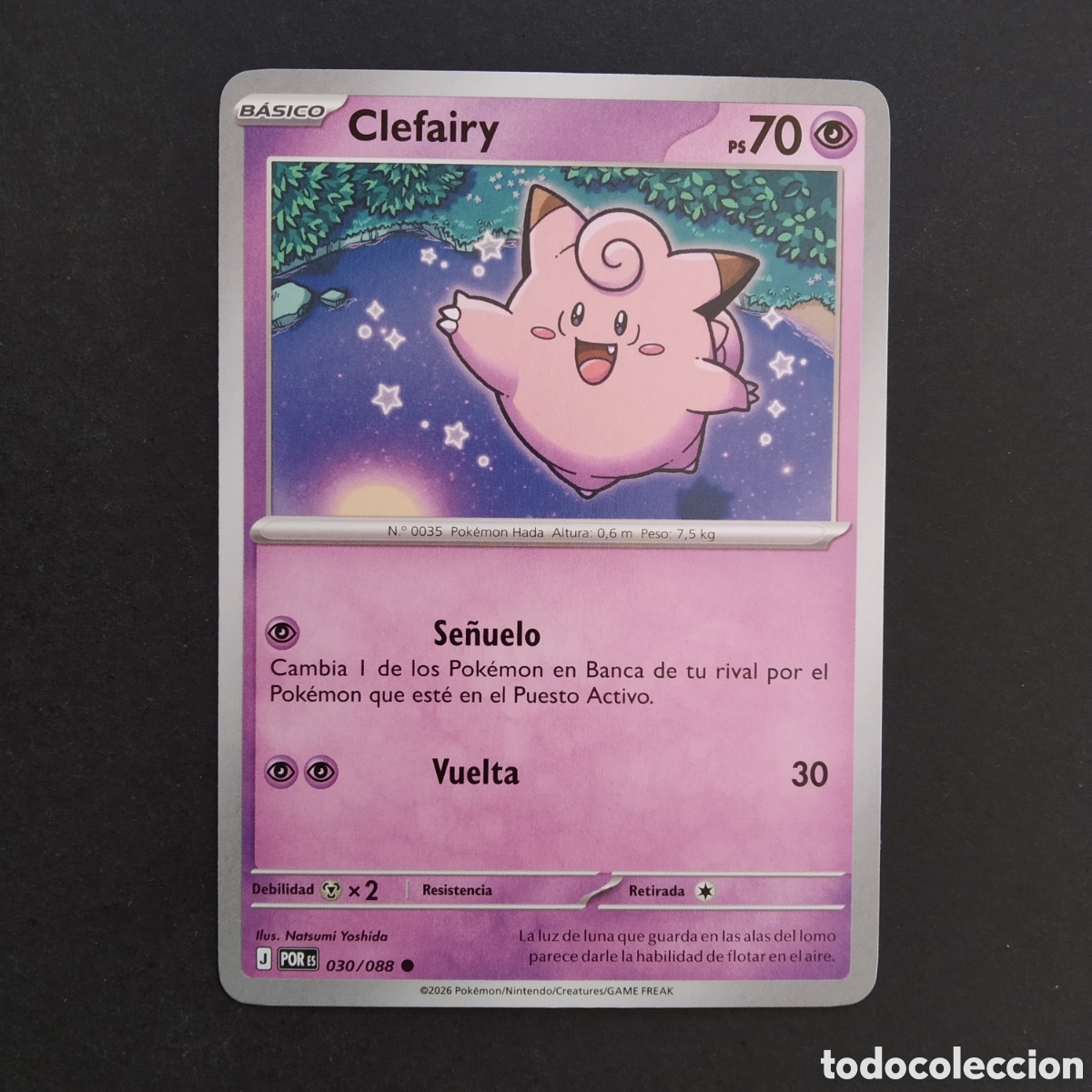 Trading cards: CARTA TCG - N&ordm; 030 - CLEFAIRY - EQUILIBRIO PERFECTO - POK&Eacute;MON - EN ESPA&Ntilde;OL