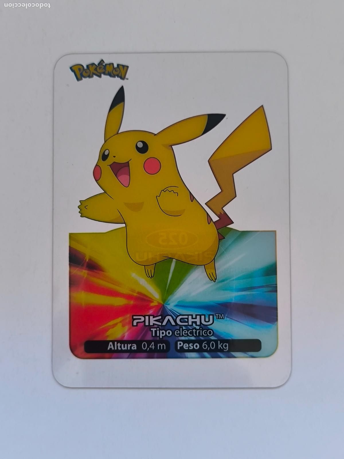 Trading Cards: POKEMON LAMINCARDS - N&ordm; 025 / 25 PIKACHU - CARD / CARTA - EDIBAS 2005 - ESPA&Ntilde;OL (Z7A1)