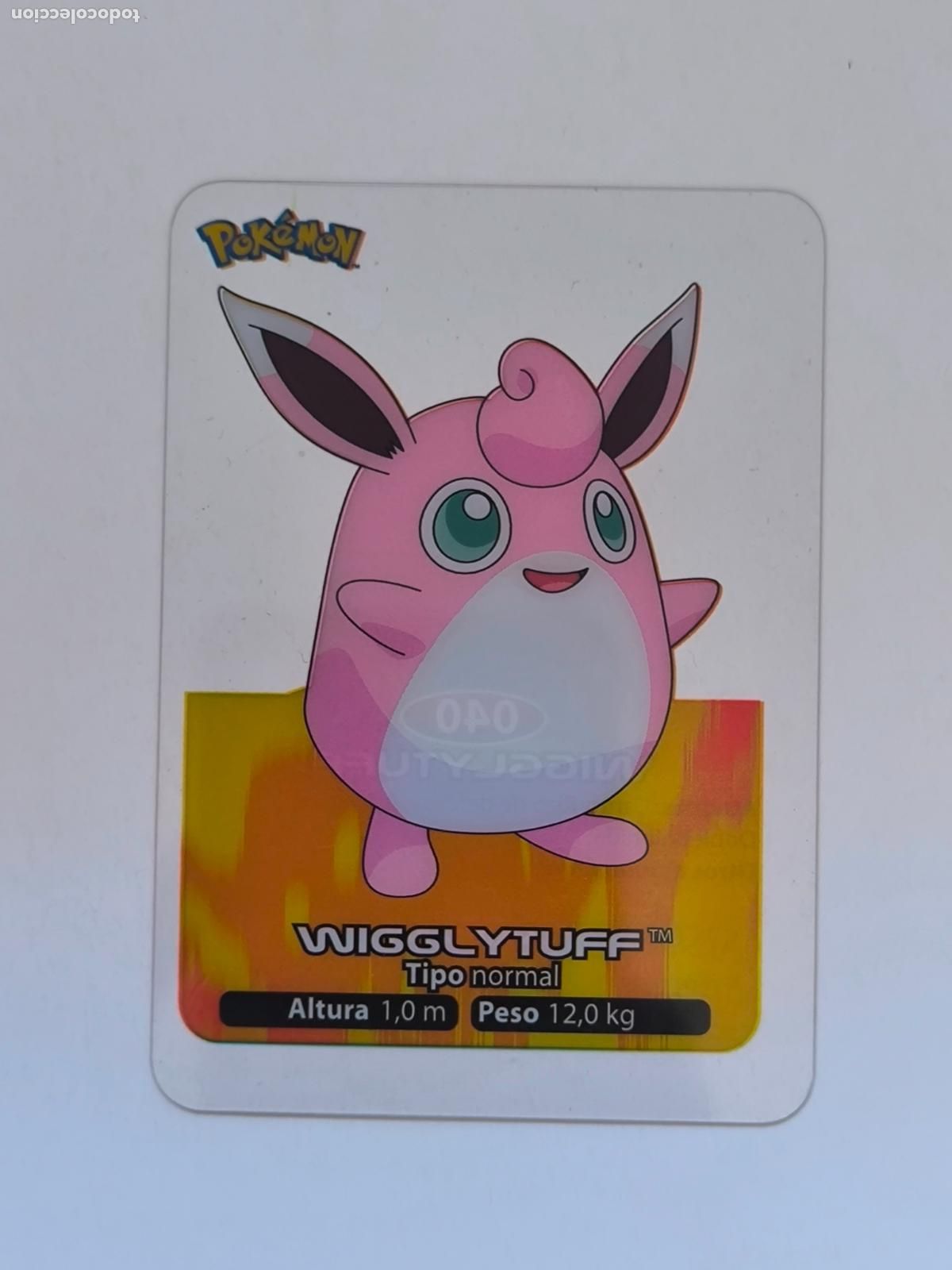 Cartas Colecion&aacute;veis: POKEMON LAMINCARDS - N&ordm; 040 / 40 WIGGLYTUFF - CARD / CARTA - EDIBAS 2005 - ESPA&Ntilde;OL (Z7A1)