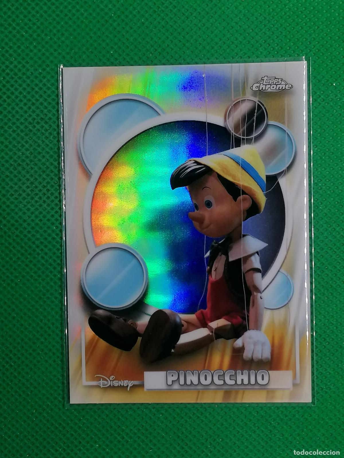 Cartas Colecion&aacute;veis: 95 PINOCCHIO REFRACTOR ⚽ TOPPS CHROME DISNEY 2026 ⚽