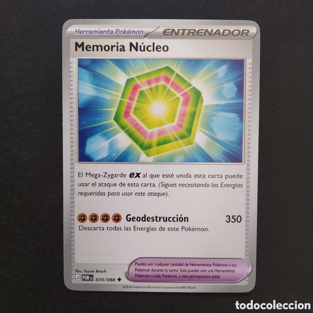 Cartas Colecion&aacute;veis: CARTA TCG - N&ordm; 070 - MEMORIA N&Uacute;CLEO - EQUILIBRIO PERFECTO - POK&Eacute;MON - EN ESPA&Ntilde;OL