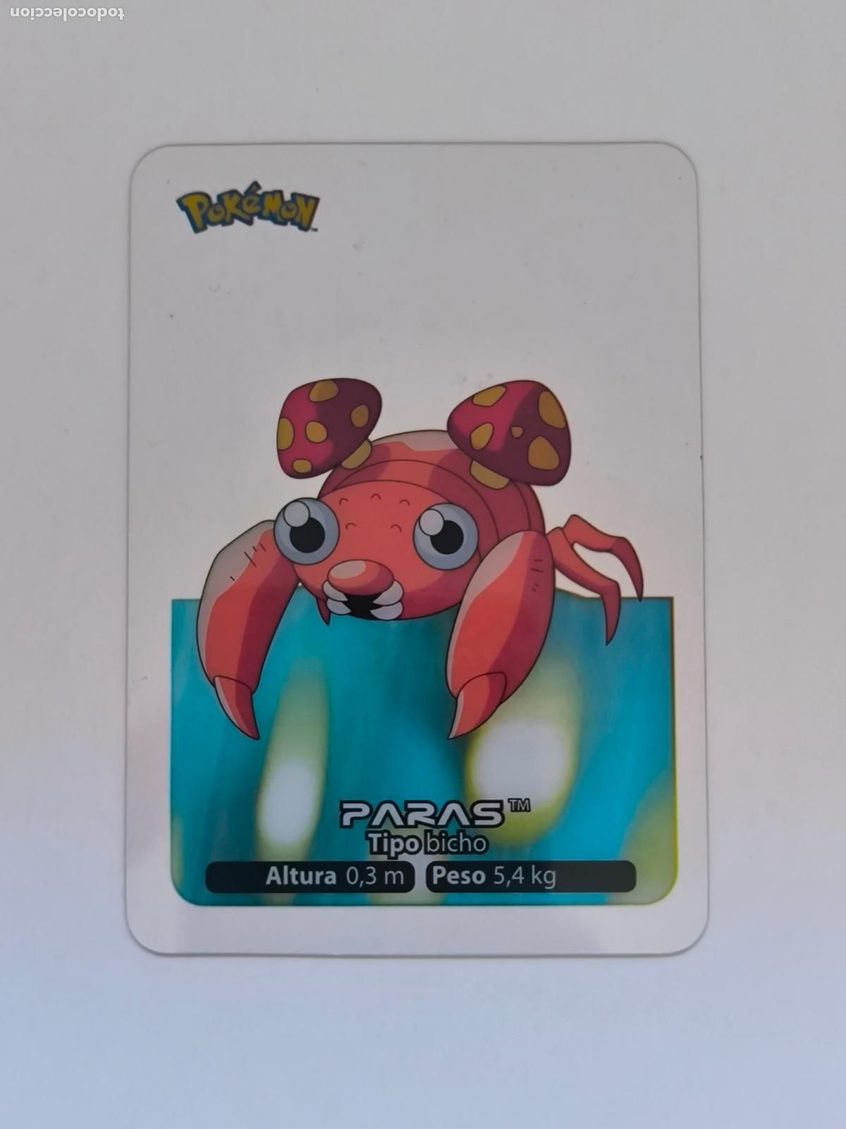 Sammelkarten: POKEMON LAMINCARDS - N&ordm; 046 / 46 PARAS - CARD / CARTA - EDIBAS 2005 - ESPA&Ntilde;OL (Z7A1)