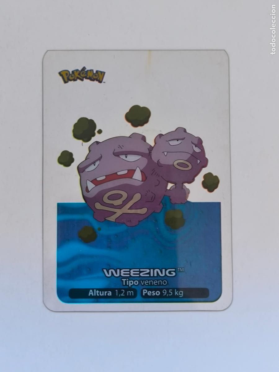 Trading cards: POKEMON LAMINCARDS - N&ordm; 110 WEEZING - CARD / CARTA - EDIBAS 2005 - ESPA&Ntilde;OL (Z7A1)