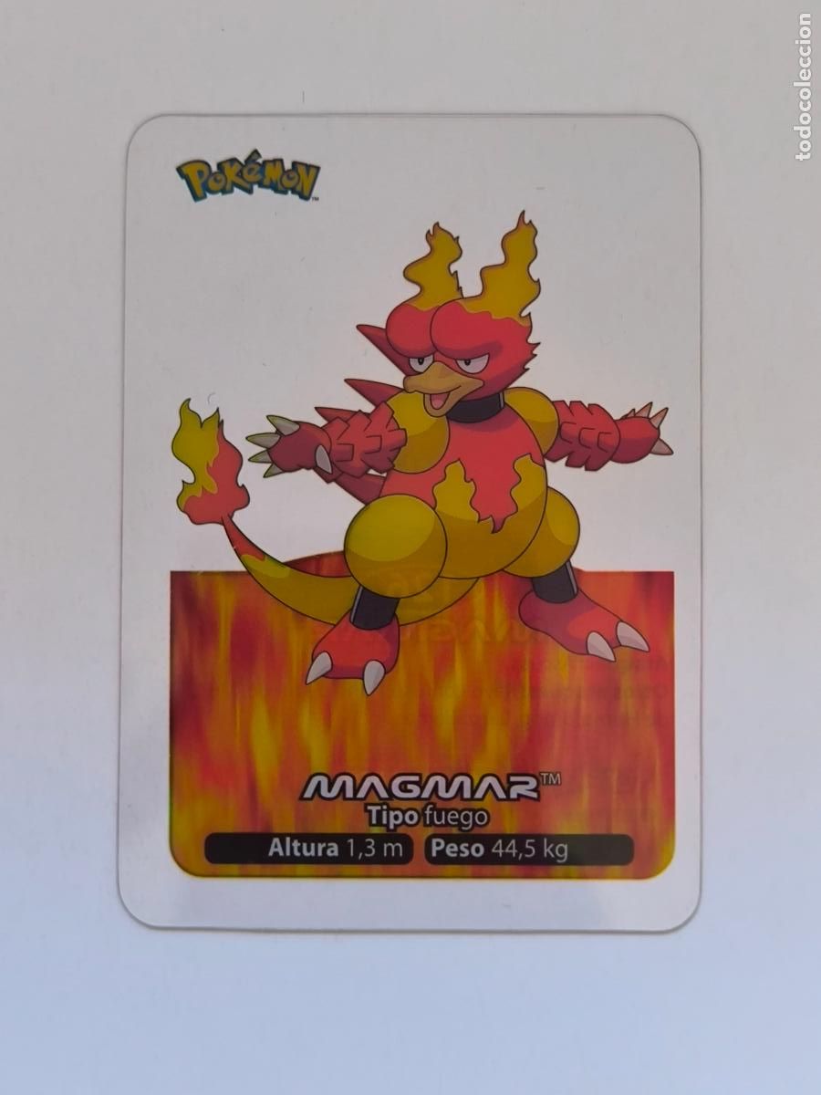 Trading cards: POKEMON LAMINCARDS - N&ordm; 126 MAGMAR - CARD / CARTA - EDIBAS 2005 - ESPA&Ntilde;OL (Z7A1)