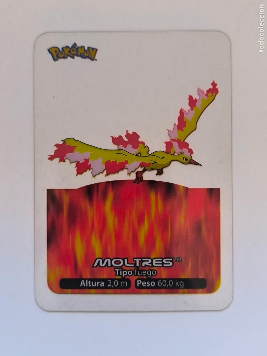 Trading cards: POKEMON LAMINCARDS - N&ordm; 146 MOLTRES - CARD / CARTA - EDIBAS 2005 - ESPA&Ntilde;OL (Z7A1)