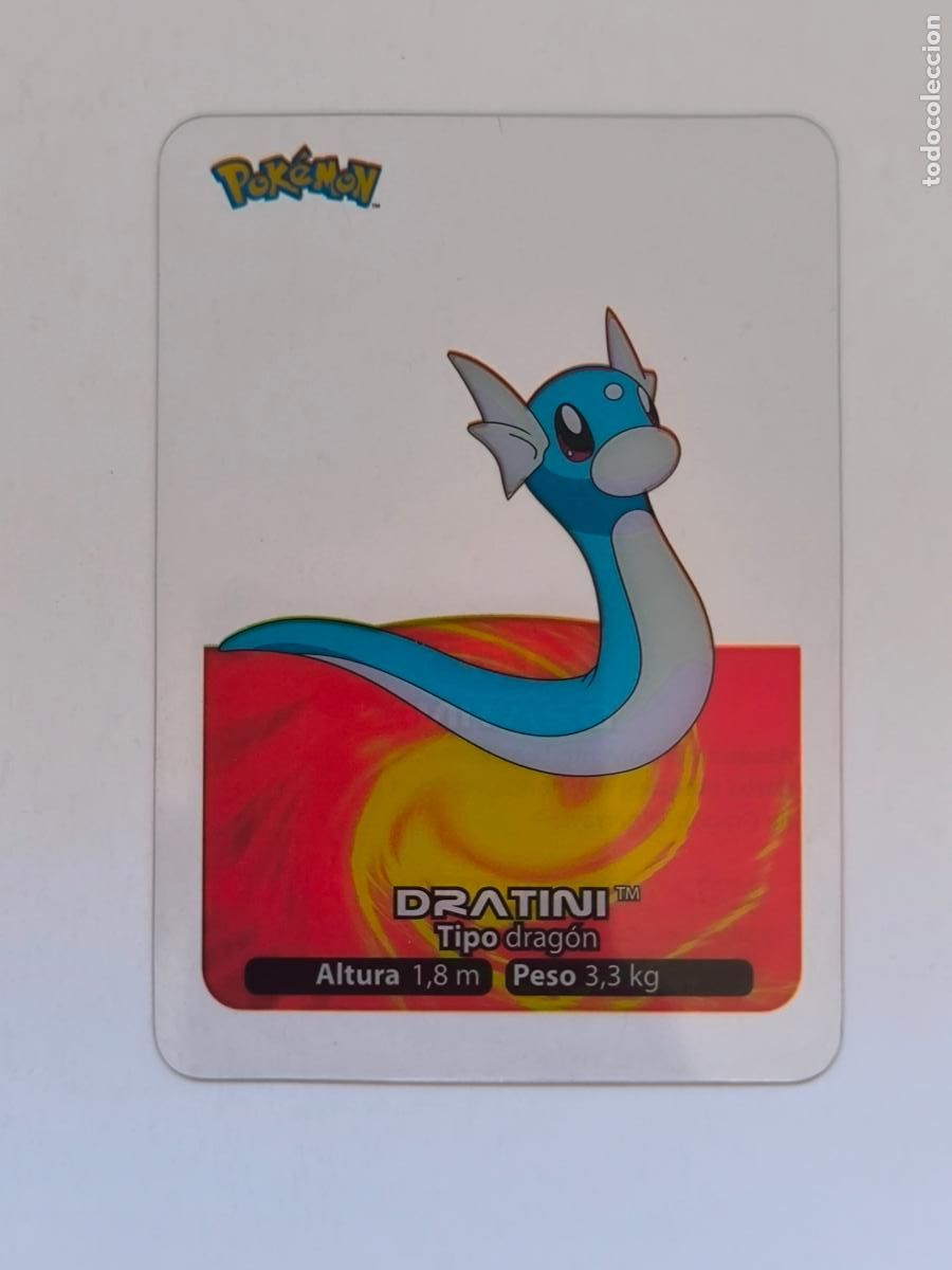 Trading cards: POKEMON LAMINCARDS - N&ordm; 147 DRATINI - CARD / CARTA - EDIBAS 2005 - ESPA&Ntilde;OL (Z7A1)