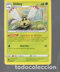 Trading cards: CROMOS DE POK&Eacute;MON FASE 1 SHIFTRY - PS 60 - N&ordm; 291 DEL A&Ntilde;O 2020