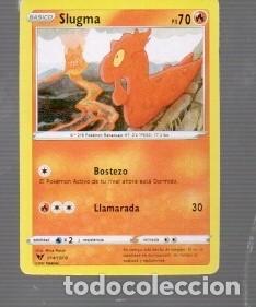 Trading cards: CROMOS DE POK&Eacute;MON BASICO SLUGMA - PS 70 - N&ordm; 218 DEL A&Ntilde;O 2020