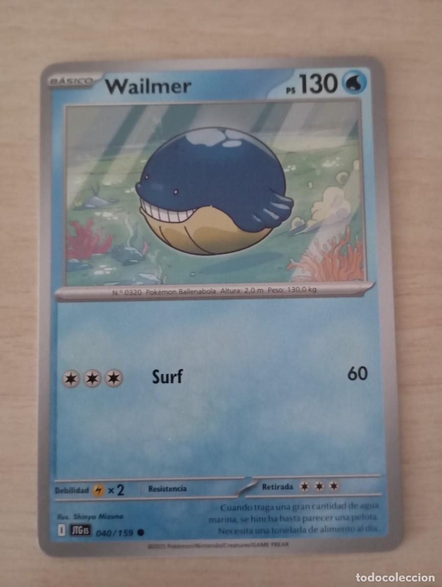 Trading cards: Carta Pok&eacute;mon Wailmer original