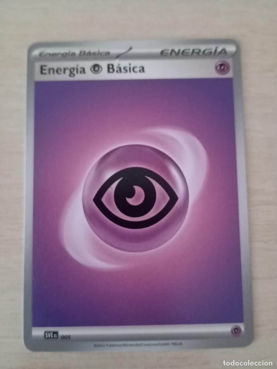 Trading cards: Carta Pok&eacute;mon energ&iacute;a B&aacute;sica Original