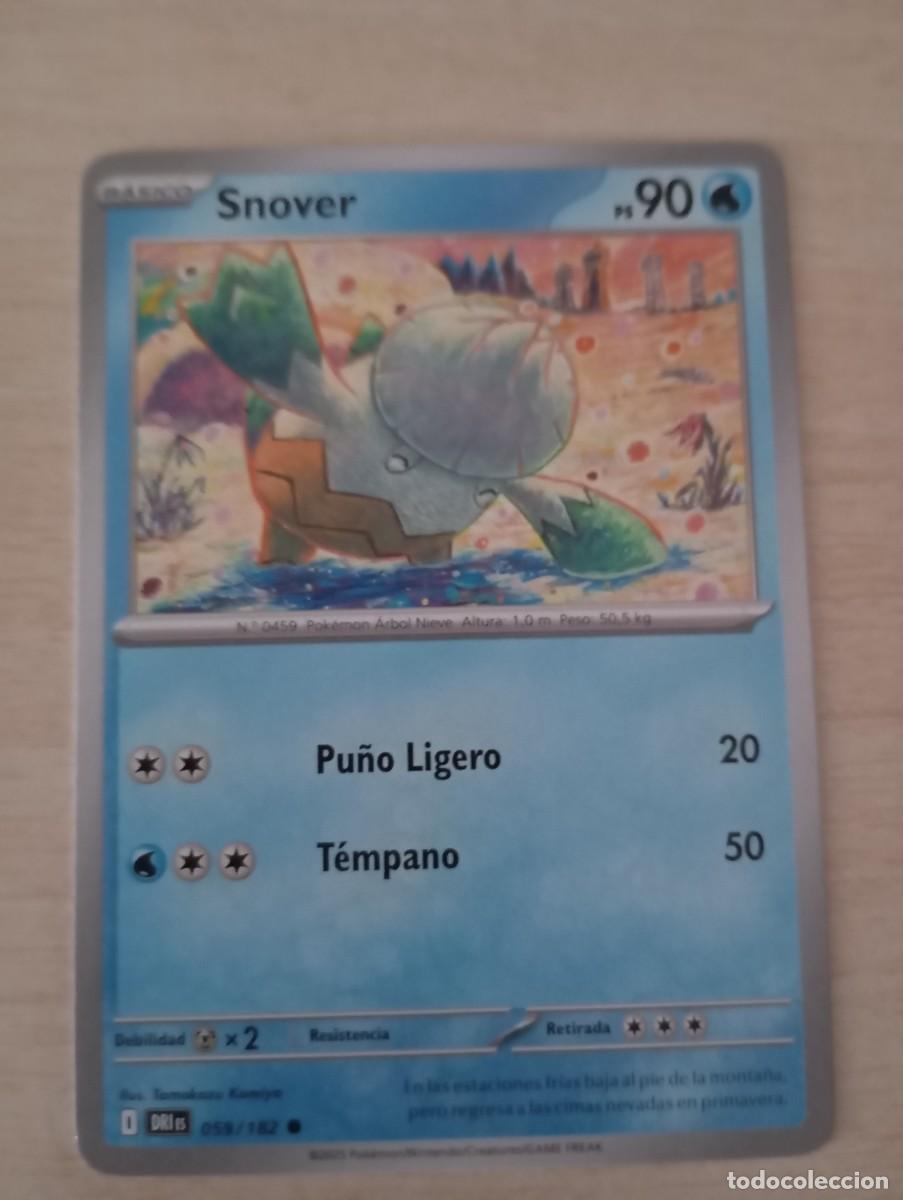 Trading cards: Carta Pok&eacute;mon Snover original