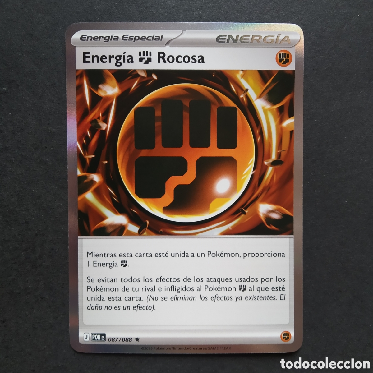Trading cards: CARTA TCG - N&ordm; 087 - ENERG&Iacute;A ROCOSA (REVERSE HOLO) - EQUILIBRIO PERFECTO - POK&Eacute;MON - EN ESPA&Ntilde;OL