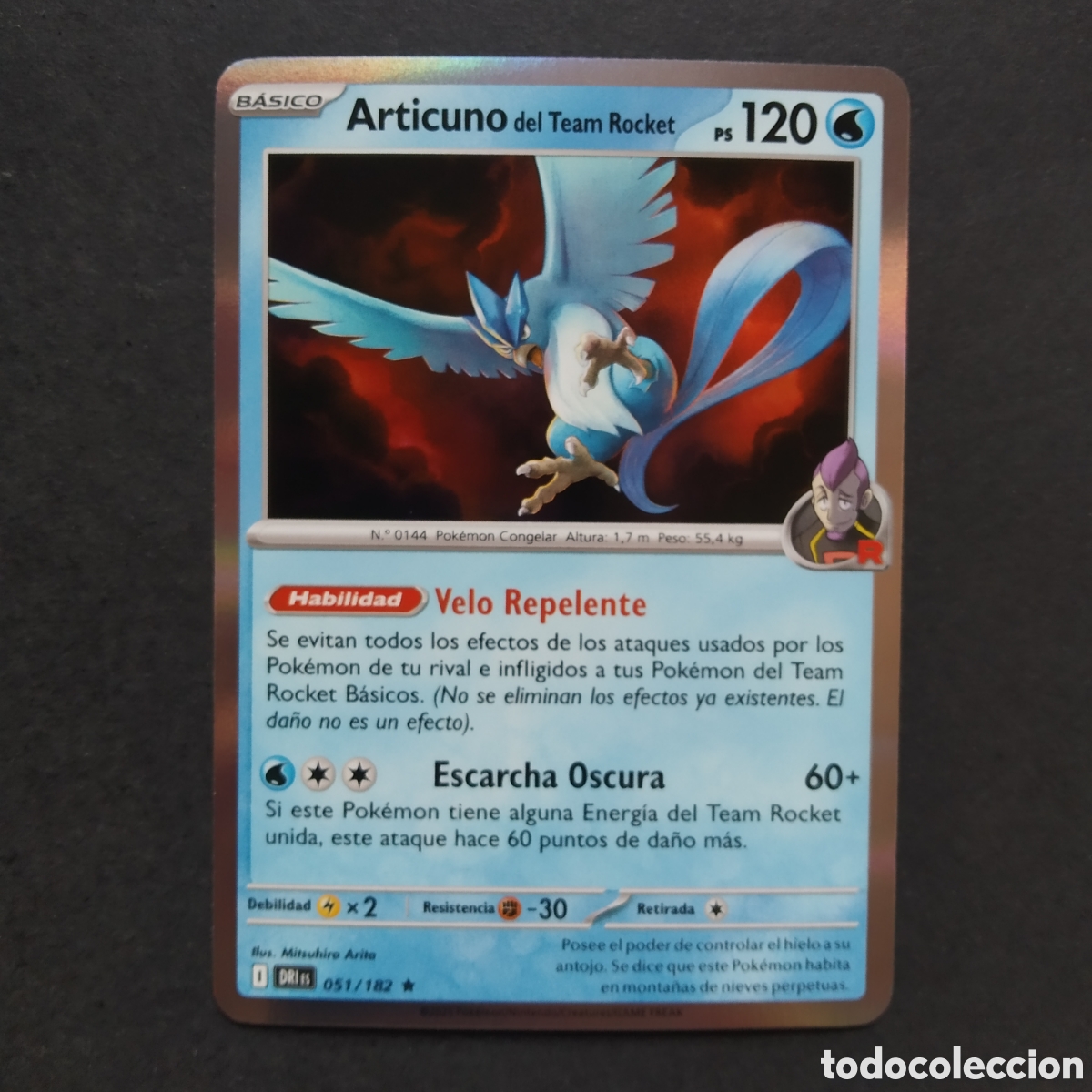 Trading cards: CARTA TCG - N&ordm; 051 - ARTICUNO DEL TR (REVERSE HOLO) - RIVALES PREDESTINADOS - POK&Eacute;MON - EN ESPA&Ntilde;OL