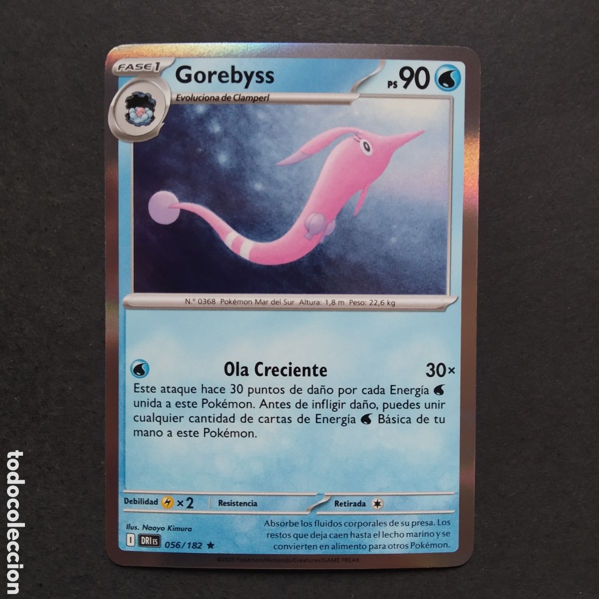Trading cards: CARTA TCG - N&ordm; 056 - GOREBYSS (REVERSE HOLO)- RIVALES PREDESTINADOS - POK&Eacute;MON - EN ESPA&Ntilde;OL