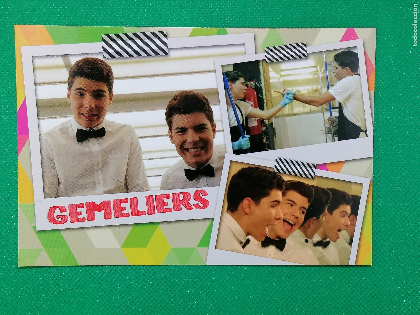 Cartes &agrave; &Eacute;changer: 108 GEMELIERS PHOTOCARD LAMINCARD POSTALCARD ⚽ PANINI PEP&acute;S MUSIC GROUP 15 2015 ⚽