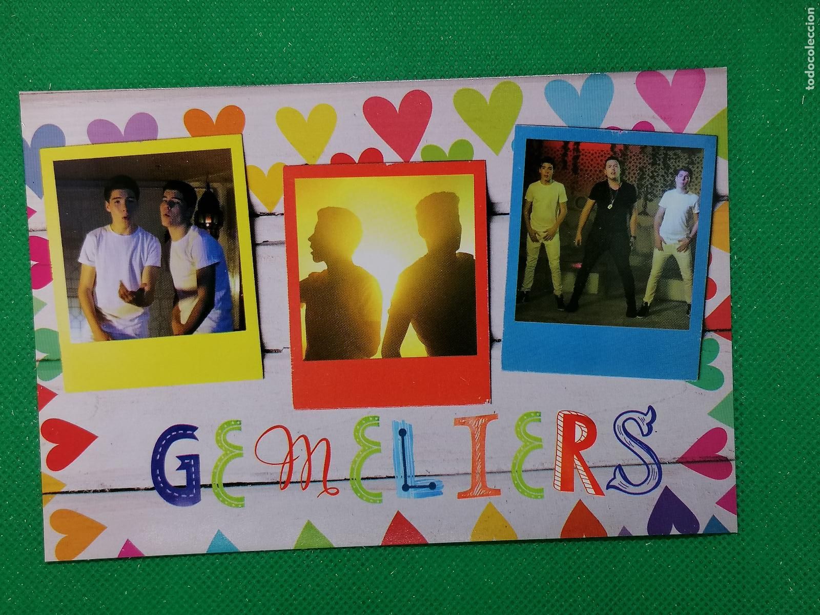 Cartes &agrave; &Eacute;changer: 106 GEMELIERS PHOTOCARD LAMINCARD POSTALCARD ⚽ PANINI PEP&acute;S MUSIC GROUP 15 2015 ⚽