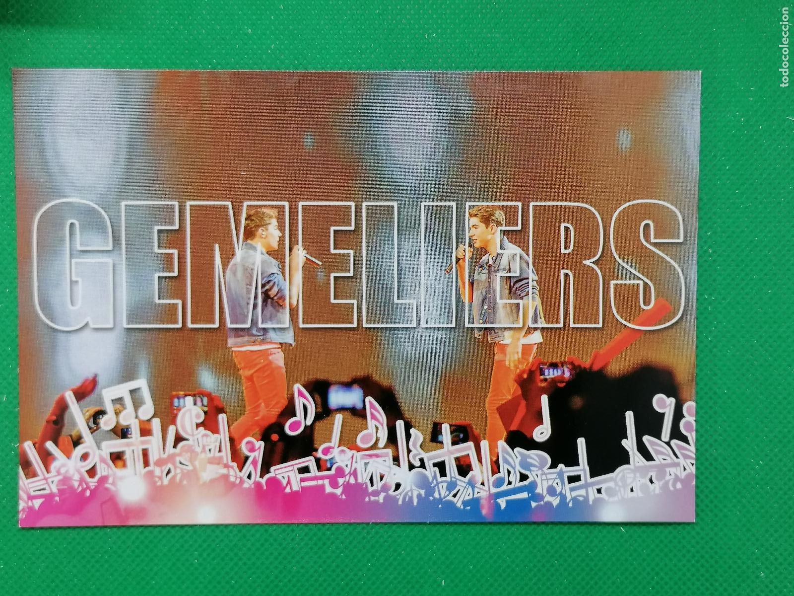 Figurine Collezionabili: 98 GEMELIERS PHOTOCARD LAMINCARD POSTALCARD ⚽ PANINI PEP&acute;S MUSIC GROUP 15 2015 ⚽