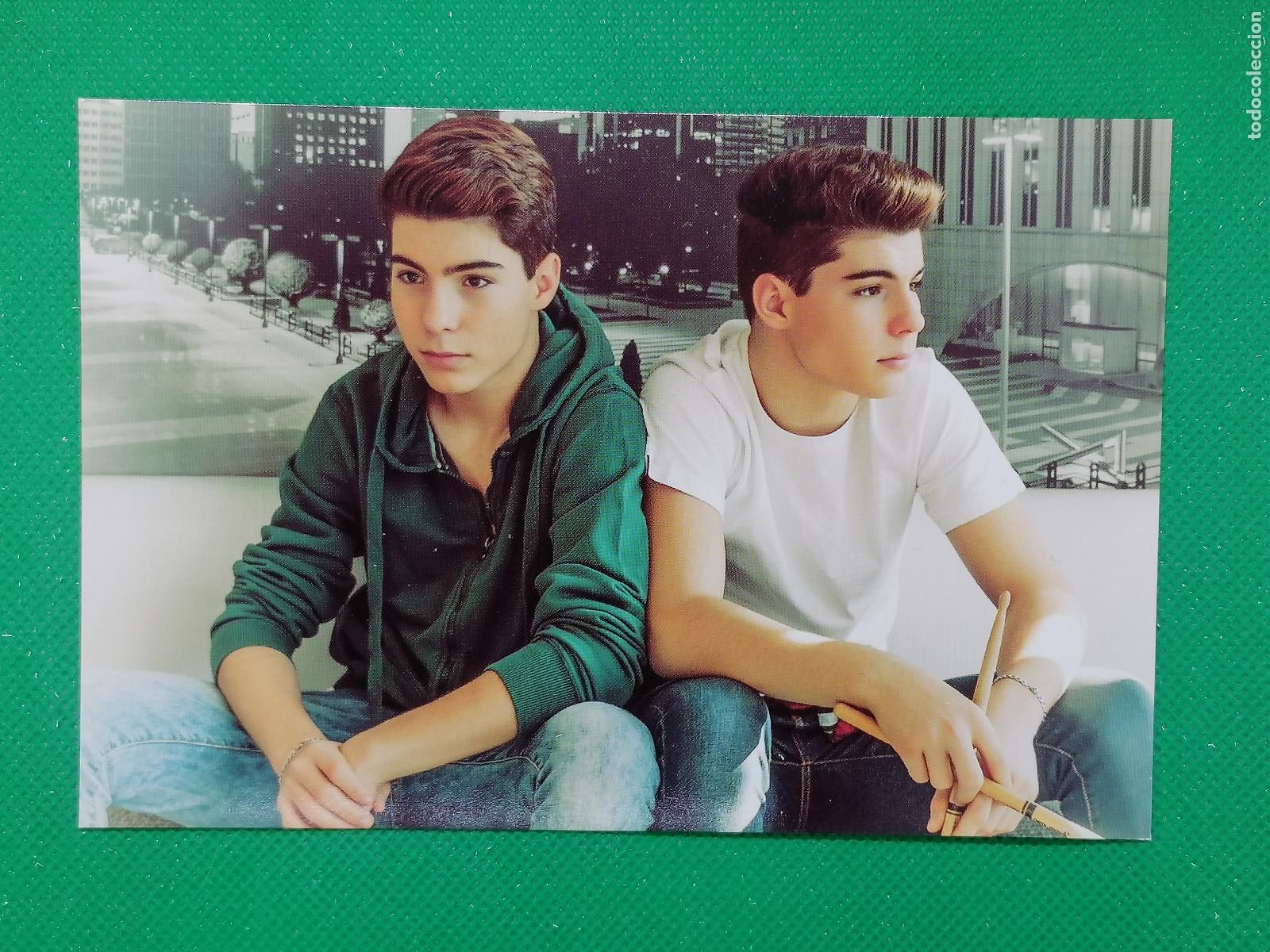 Trading cards: 72 GEMELIERS PHOTOCARD LAMINCARD POSTALCARD ⚽ PANINI PEP&acute;S MUSIC GROUP 15 2015 ⚽