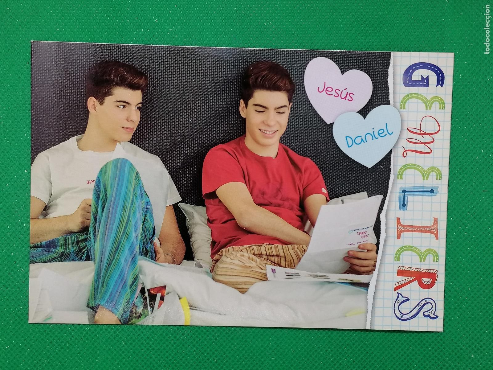 Trading cards: 66 GEMELIERS PHOTOCARD LAMINCARD POSTALCARD ⚽ PANINI PEP&acute;S MUSIC GROUP 15 2015 ⚽