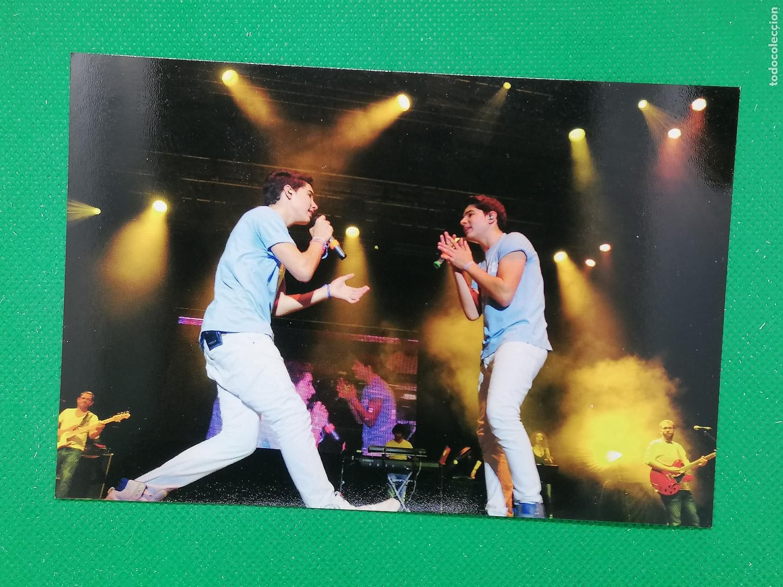 Cartas Colecion&aacute;veis: 32 GEMELIERS PHOTOCARD LAMINCARD POSTALCARD ⚽ PANINI PEP&acute;S MUSIC GROUP 15 2015 ⚽