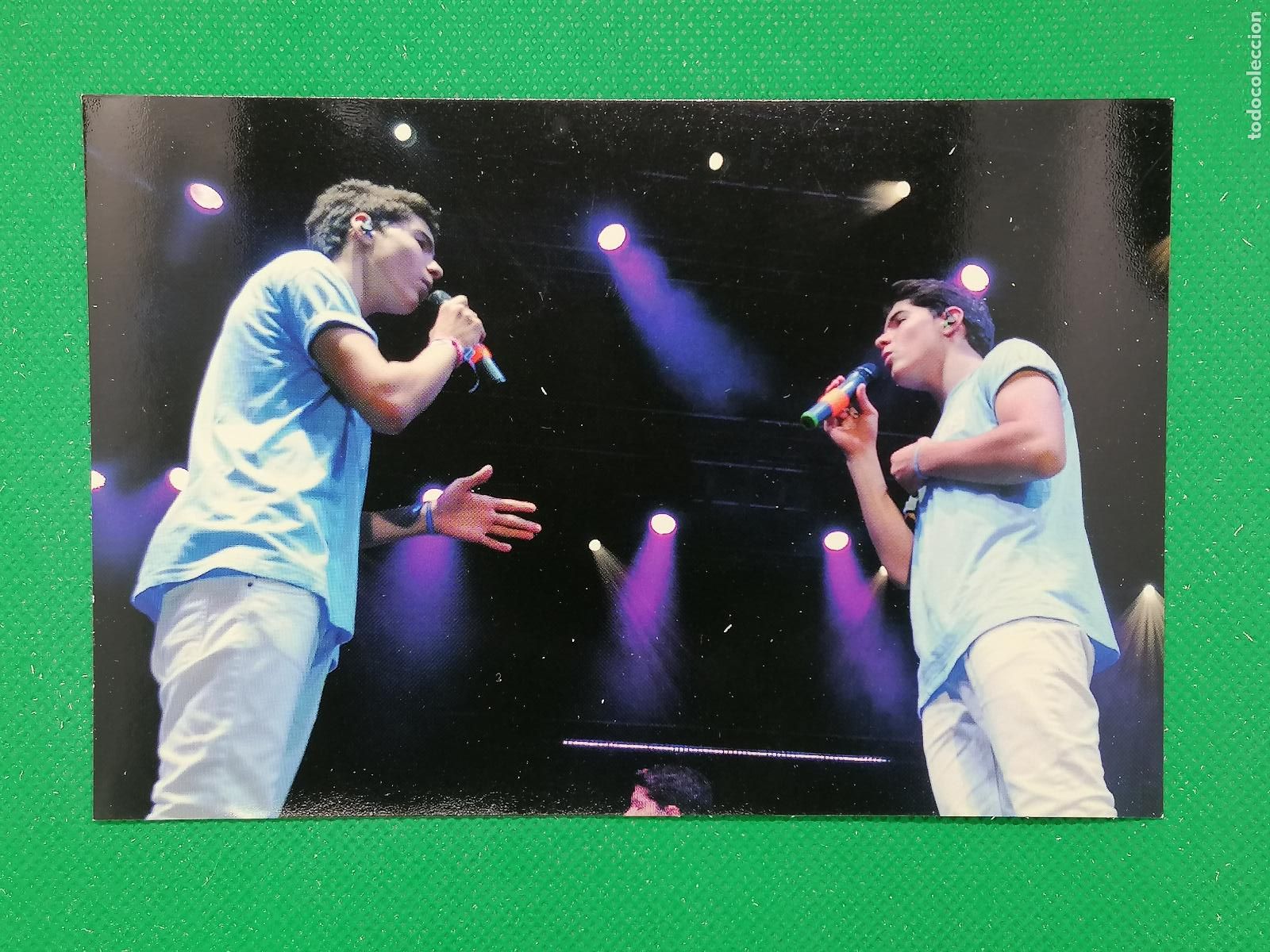 Trading cards: 27 GEMELIERS PHOTOCARD LAMINCARD POSTALCARD ⚽ PANINI PEP&acute;S MUSIC GROUP 15 2015 ⚽