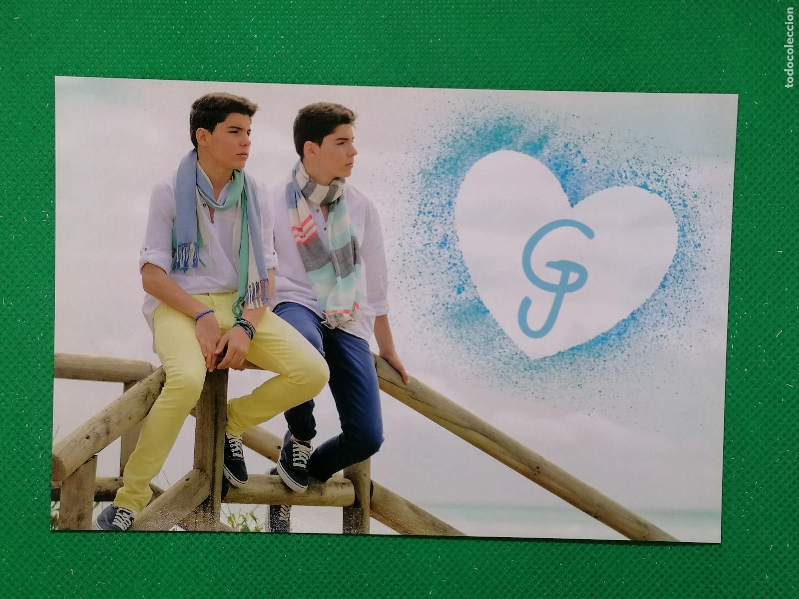 Trading cards: 10 GEMELIERS PHOTOCARD LAMINCARD POSTALCARD ⚽ PANINI PEP&acute;S MUSIC GROUP 15 2015 ⚽