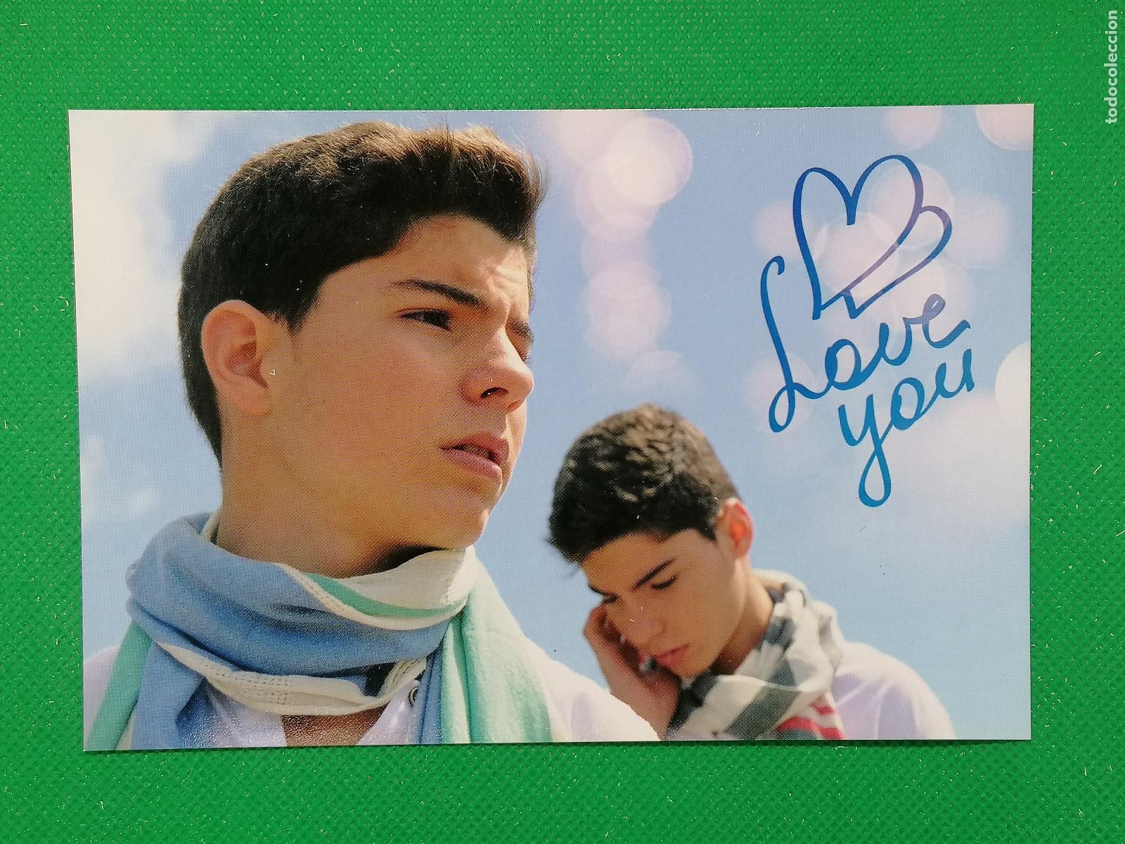Trading cards: 5 GEMELIERS PHOTOCARD LAMINCARD POSTALCARD ⚽ PANINI PEP&acute;S MUSIC GROUP 15 2015 ⚽