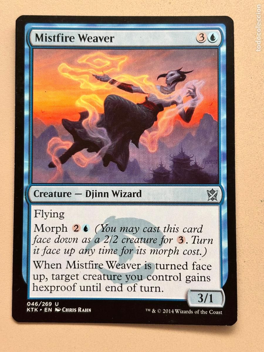 Trading cards: MAGIC THE GATHERING - MISTFIRE WEAVER ( KHANS OF TARKIR )