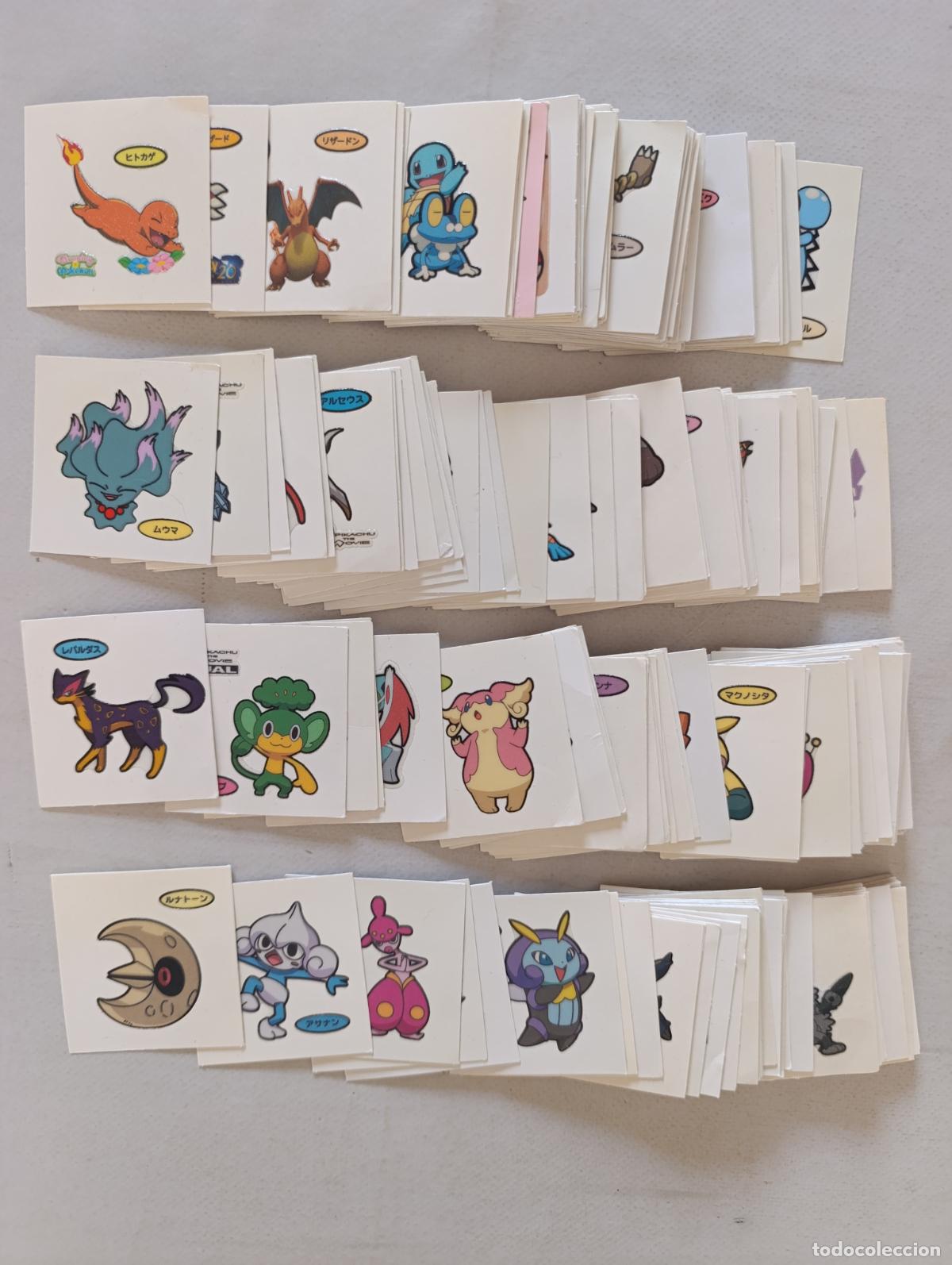 Trading cards: LOTE 200 POKEMON DAIICHI PAN - DECO CHARA BREAD STICKERS / SEAL - ORIGINAL JAPON (D7Dw)