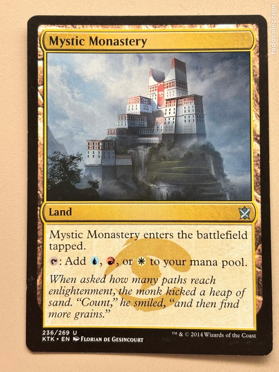 Trading cards: MAGIC THE GATHERING - MYSTIC MONASTERY ( KHANS OF TARKIR )