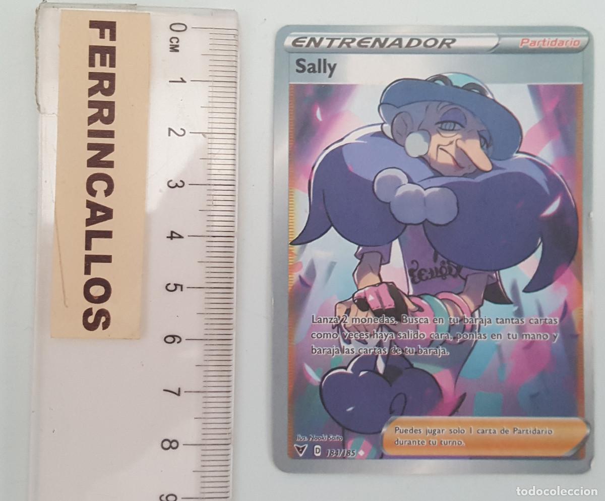 Trading cards: CARTA POKEMON SALLY ENTRENADOR PARTIDARIO Voltaje V&iacute;vido 184/185 Ultra Rare