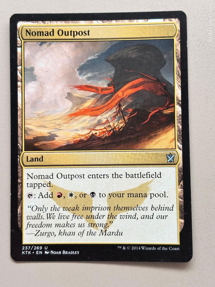 Trading cards: MAGIC THE GATHERING - NOMAD OUTPOST ( KHANS OF TARKIR )
