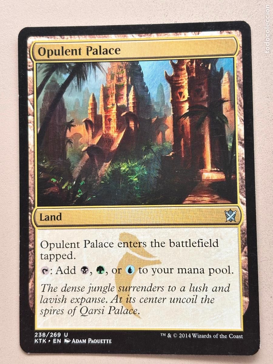 Trading cards: MAGIC THE GATHERING - OPULENT PALACE ( KHANS OF TARKIR )