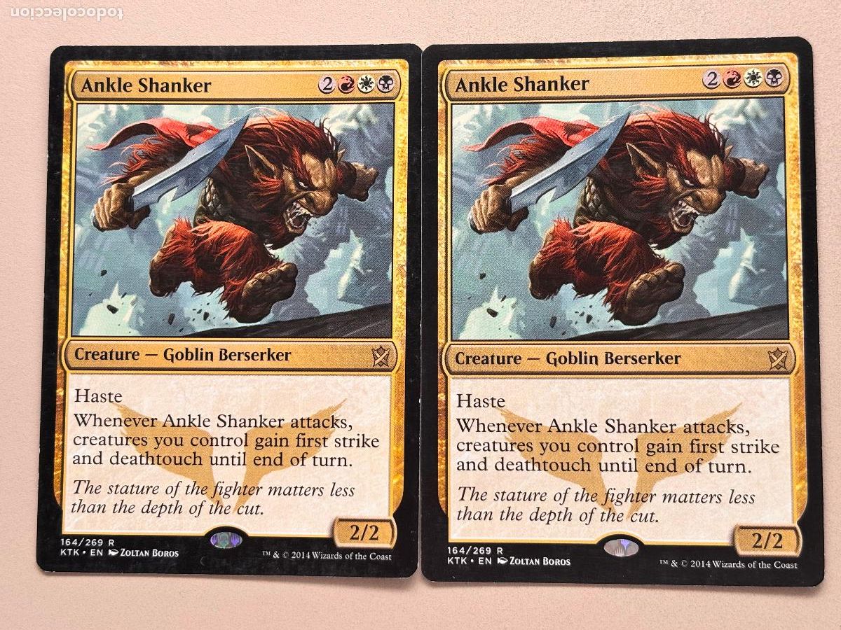 Trading cards: MAGIC THE GATHERING - ANKLE SHANKER x 2 ( KHANS OF TARKIR )